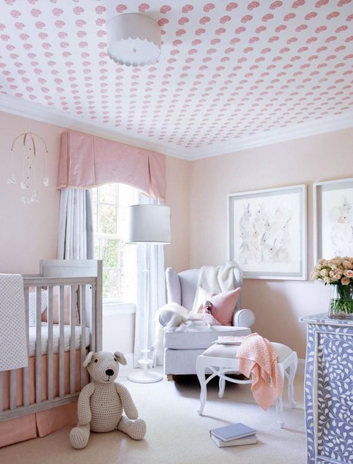 Wall design for baby hotsell girl room